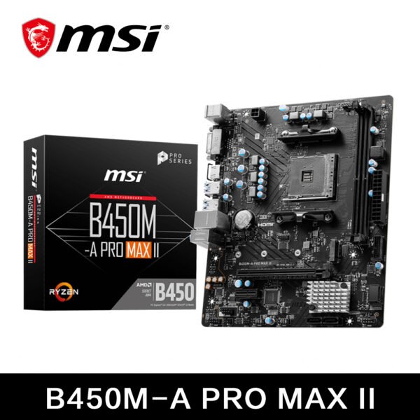 Placa-Mãe MSI B450M-A PRO MAX II - Imagem 3