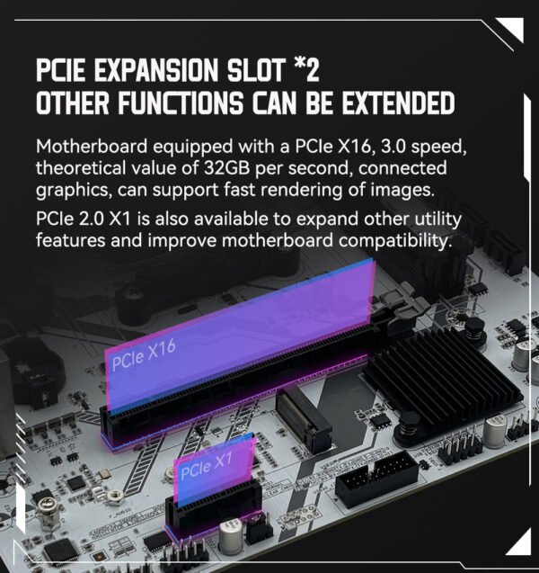 Placa-Mãe MACHINIST B450 AM4 – Compatível com Ryzen, DDR4, M.2 NVMe, HDMI/VGA - Imagem 6
